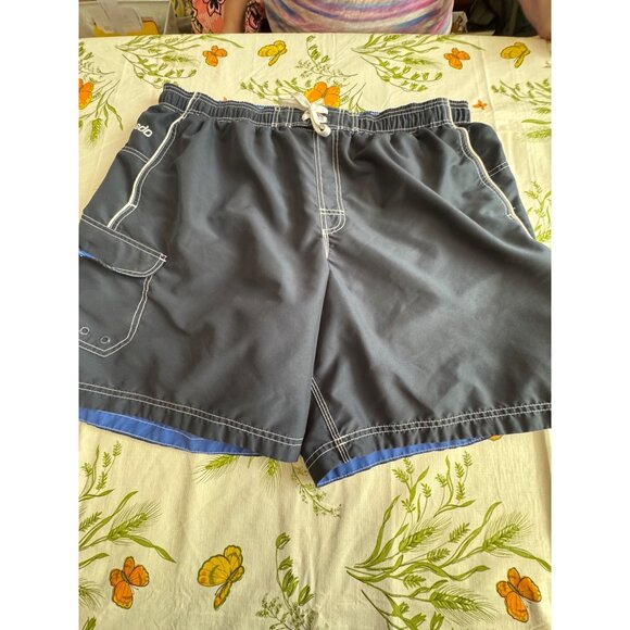 Speedo Mens XXL Swim Shorts With Mesh Lining Elastic Waist & Drawstring - Picture 1 of 7